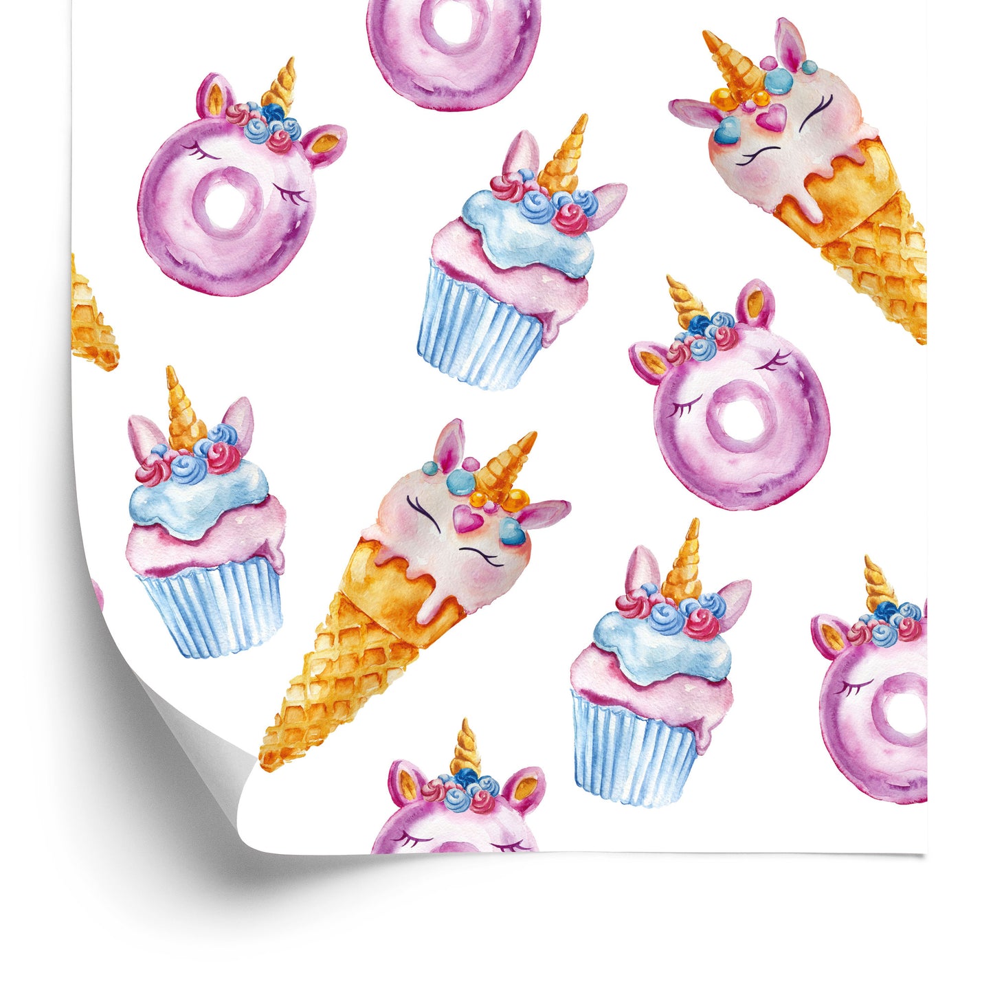 Wallpaper Sweets Unicorns