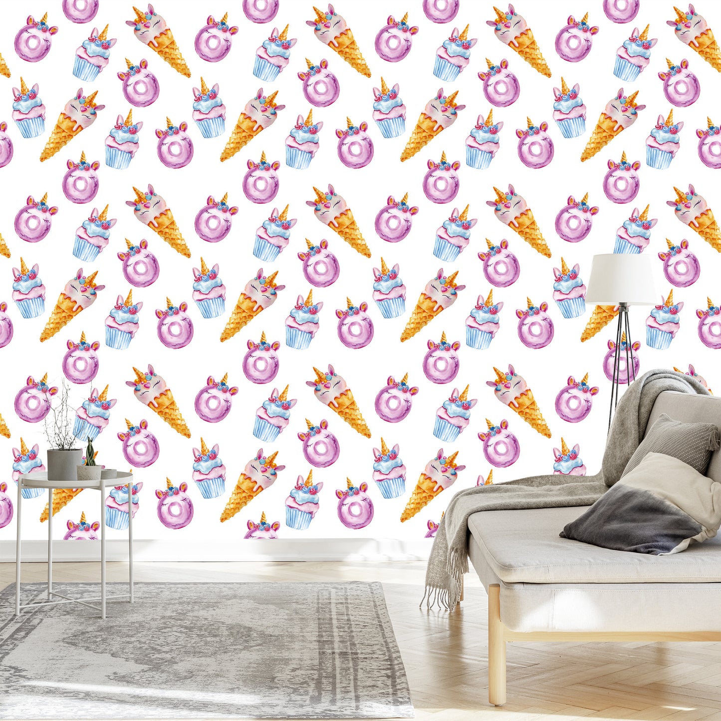 Wallpaper Sweets Unicorns