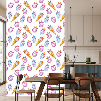 Wallpaper Sweets Unicorns
