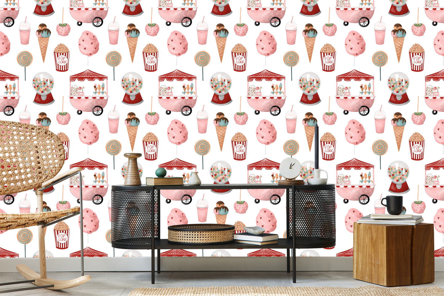 Wallpaper Sweets From Amusement Park