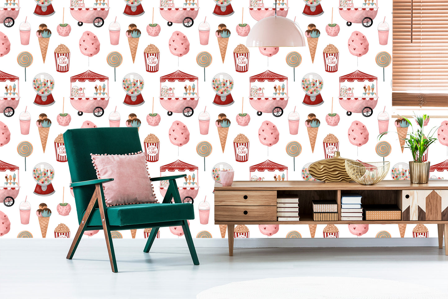 Wallpaper Sweets From Amusement Park