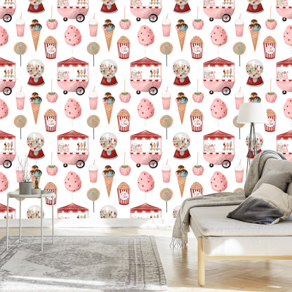 Wallpaper Sweets From Amusement Park