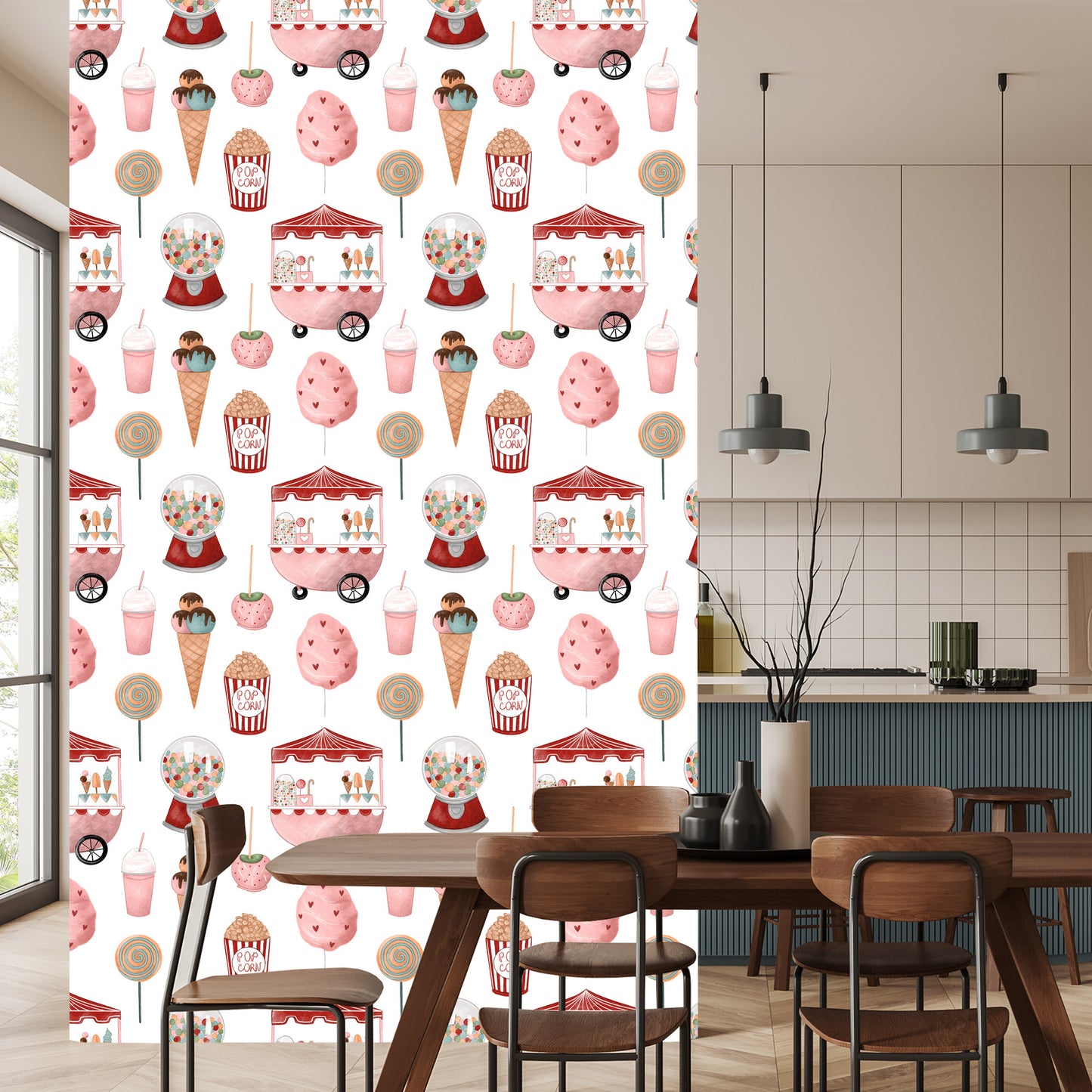 Wallpaper Sweets From Amusement Park