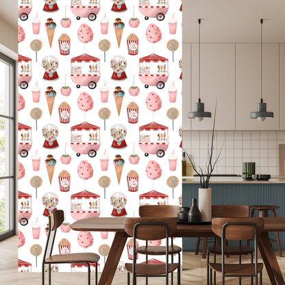Wallpaper Sweets From Amusement Park
