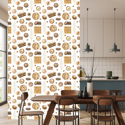 Wallpaper Colorful Cookies With Cinnamon