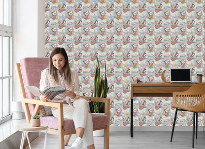 Wallpaper Pirate Ships Dogs For Children's Room