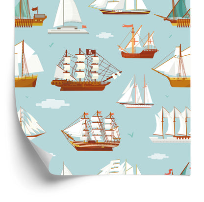 Wallpaper Sailing Ships From Different Eras