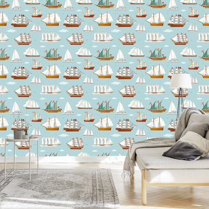 Wallpaper Sailing Ships From Different Eras