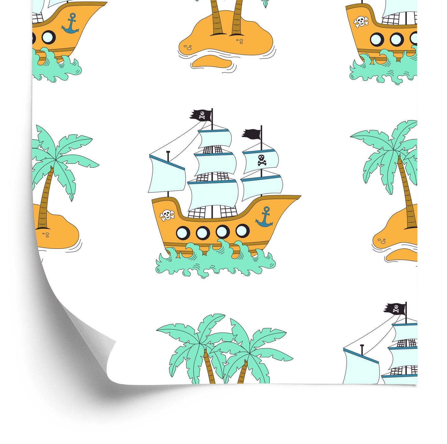 Wallpaper Pirate Ships And Islands