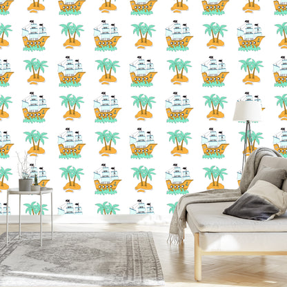 Wallpaper Pirate Ships And Islands