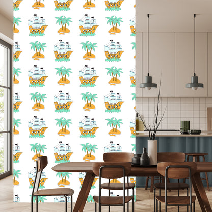 Wallpaper Pirate Ships And Islands
