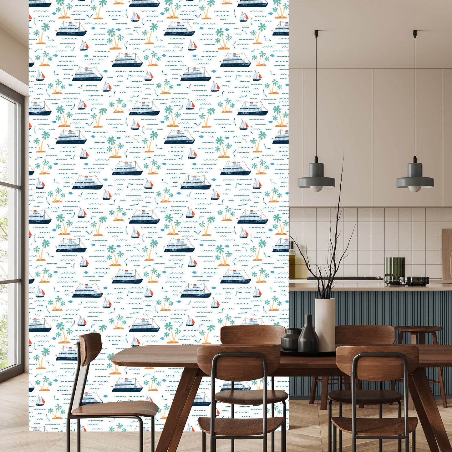 Wallpaper Ships Among The Islands
