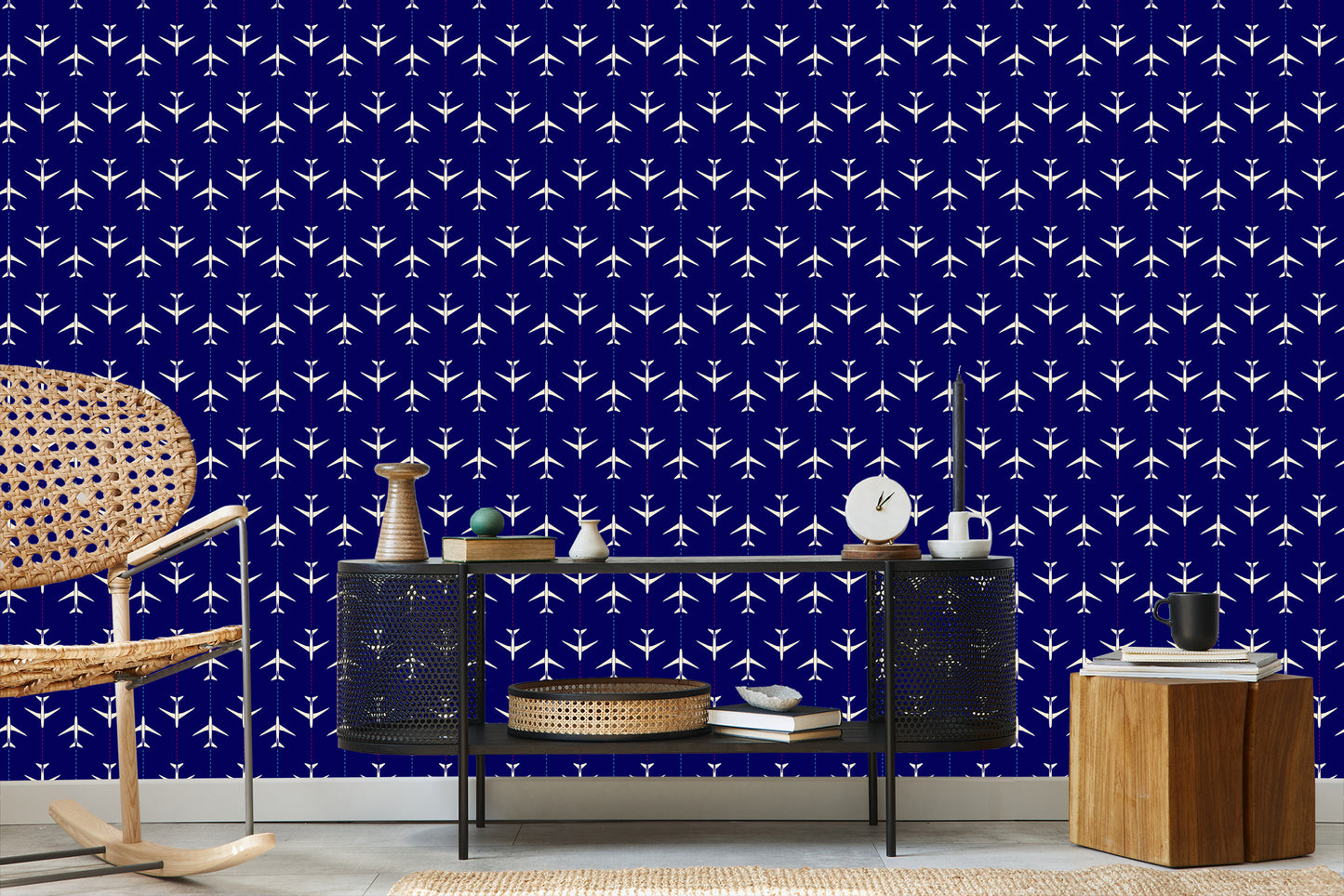 Wallpaper Airplanes In Lines