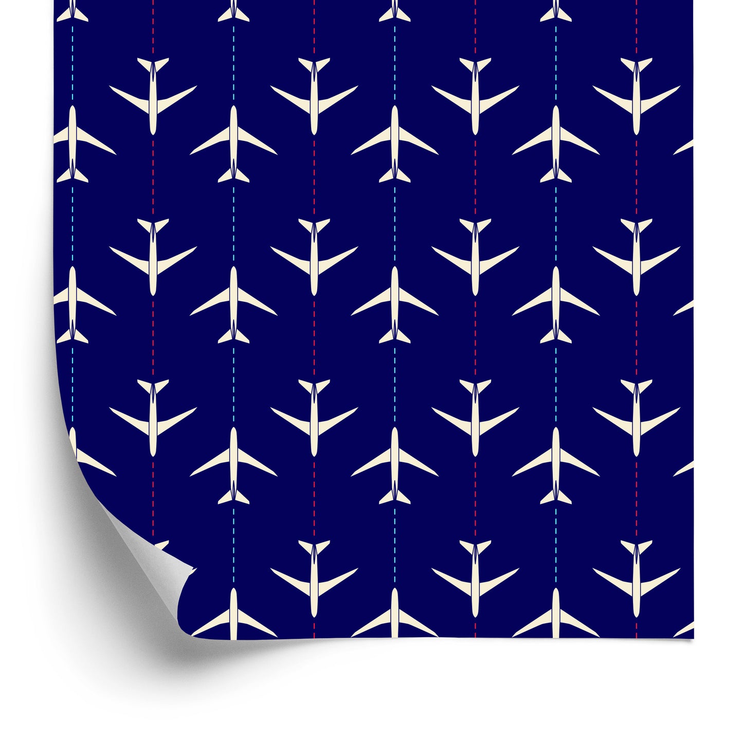 Wallpaper Airplanes In Lines