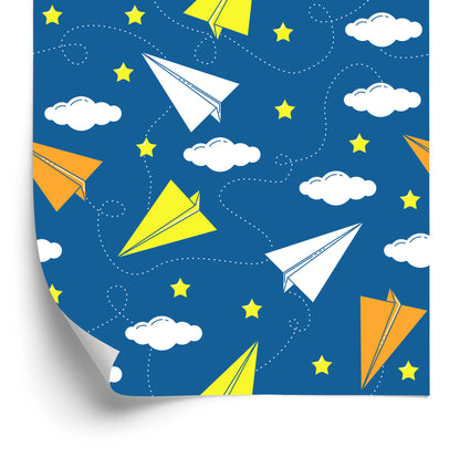 Wallpaper Colorful Paper Airplanes