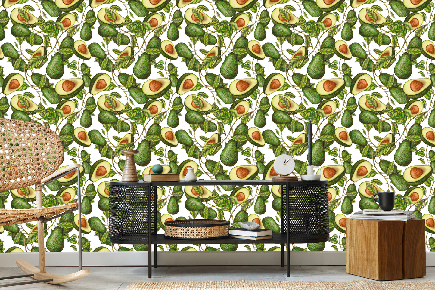Wallpaper For The Kitchen - Healthy Avocados