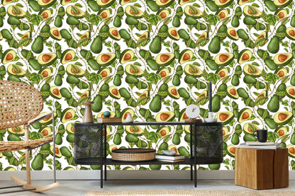 Wallpaper For The Kitchen - Healthy Avocados
