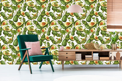 Wallpaper For The Kitchen - Healthy Avocados
