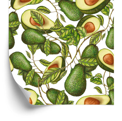 Wallpaper For The Kitchen - Healthy Avocados