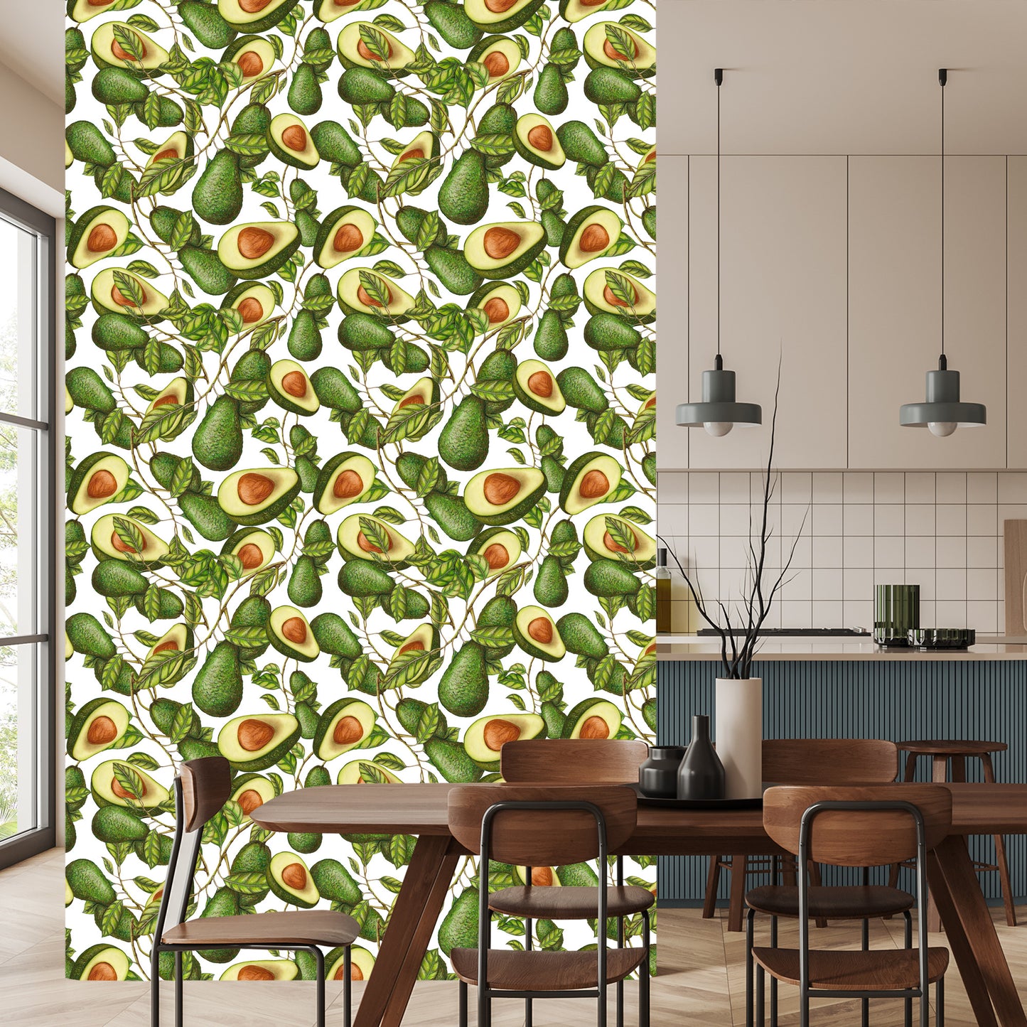 Wallpaper For The Kitchen - Healthy Avocados