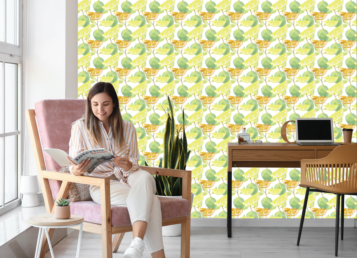 Wallpaper Lemon Fruit And Orange For The Kitchen