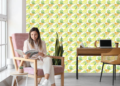 Wallpaper Lemon Fruit And Orange For The Kitchen