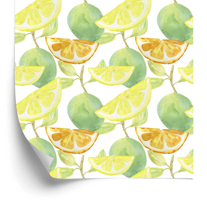 Wallpaper Lemon Fruit And Orange For The Kitchen