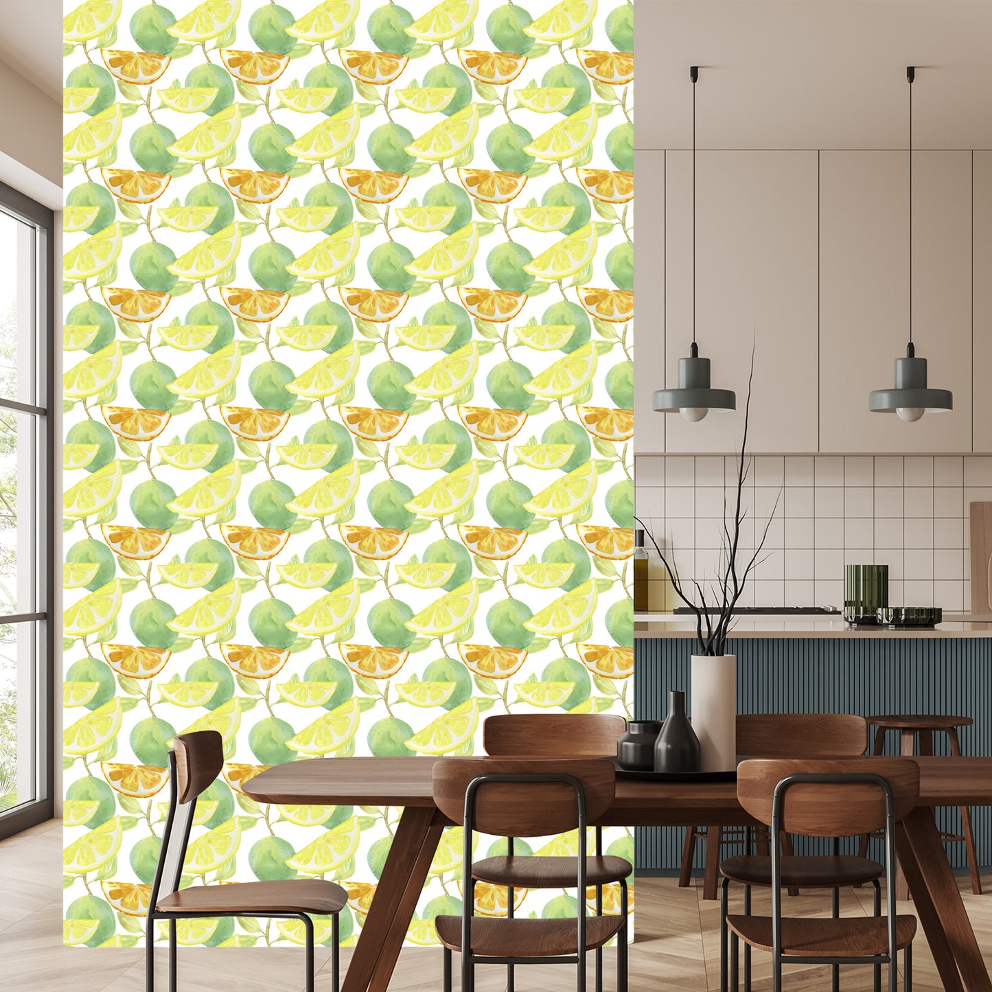 Wallpaper Lemon Fruit And Orange For The Kitchen