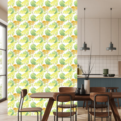 Wallpaper Lemon Fruit And Orange For The Kitchen