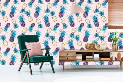 Wallpaper Tropical Pineapples