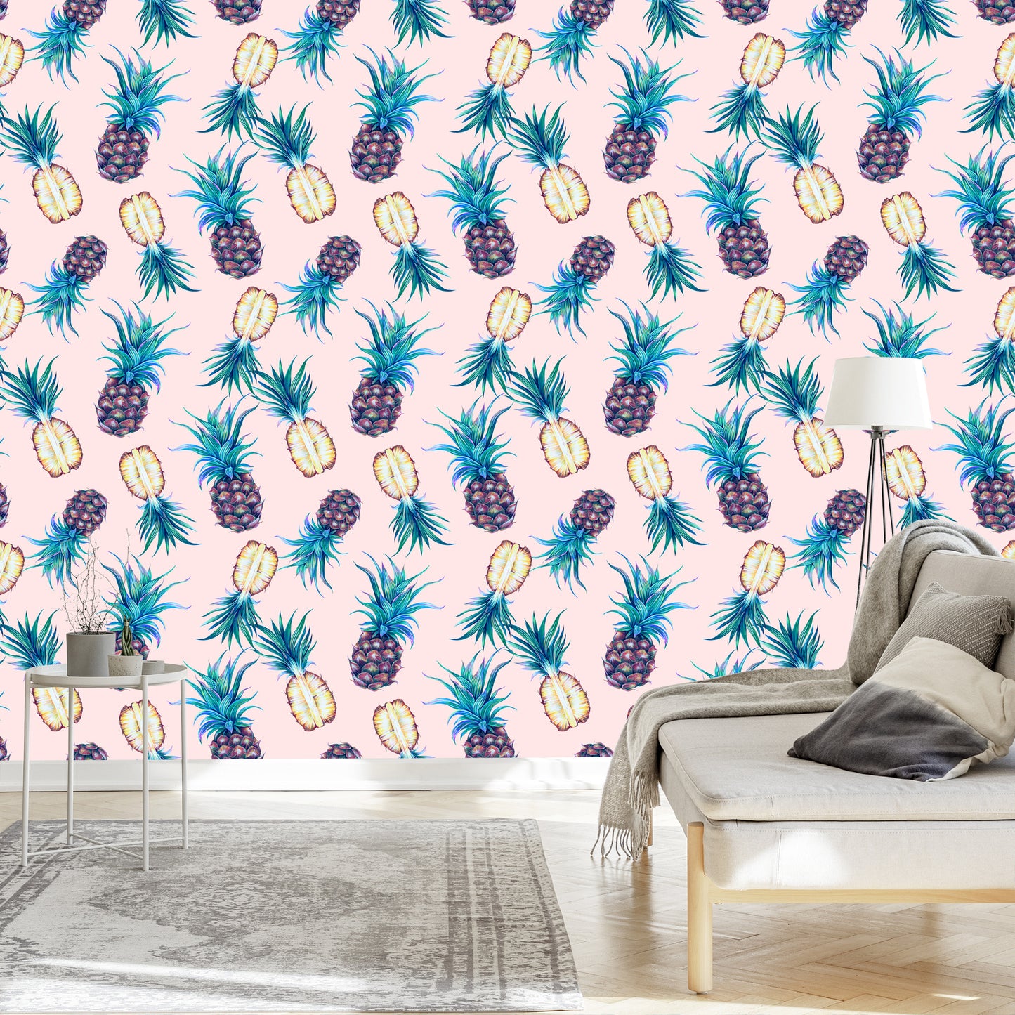 Wallpaper Tropical Pineapples