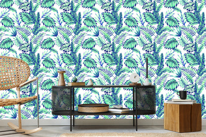 Wallpaper Jungle Leaves