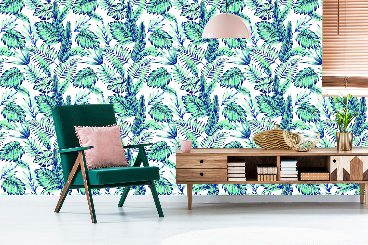 Wallpaper Jungle Leaves