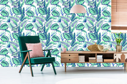 Wallpaper Jungle Leaves