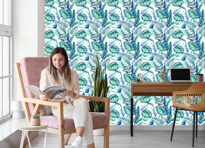 Wallpaper Jungle Leaves