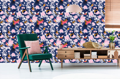 Wallpaper Beautiful Plants And Birds
