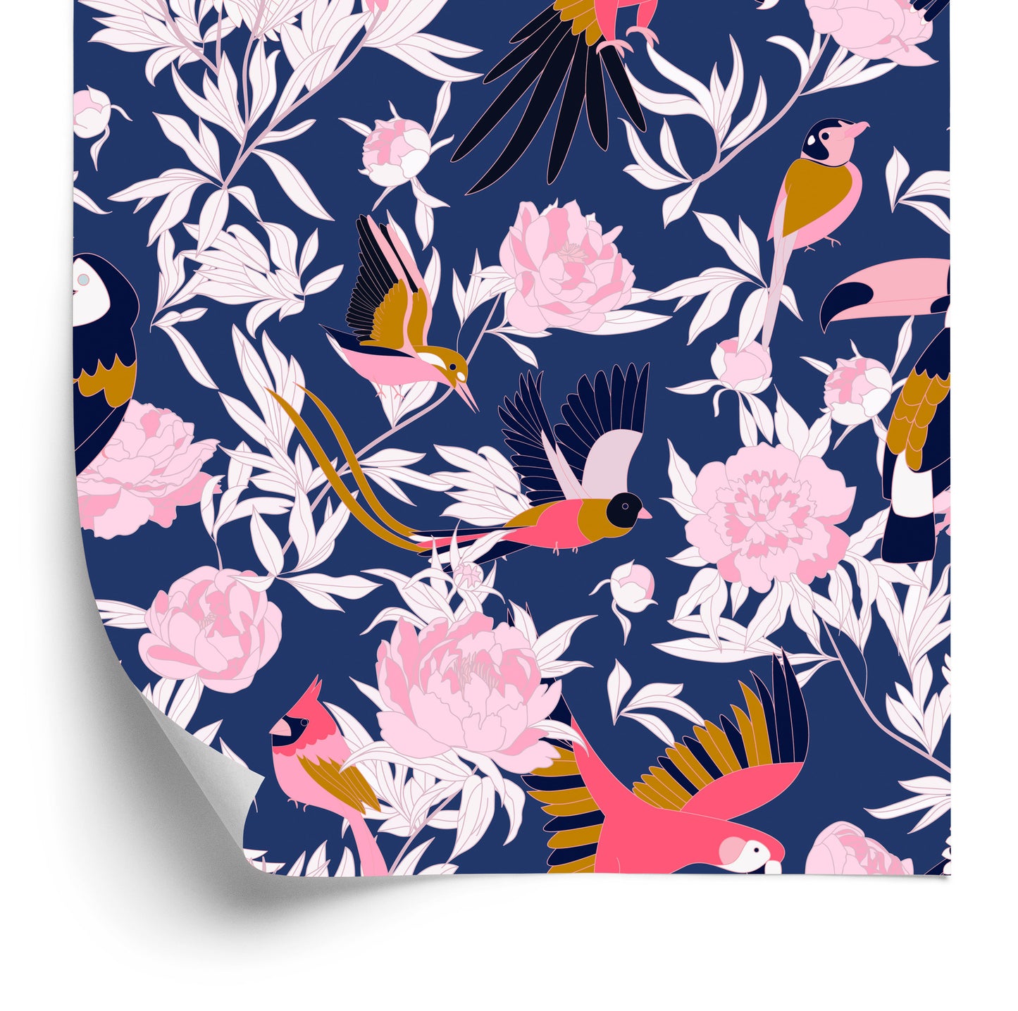 Wallpaper Beautiful Plants And Birds