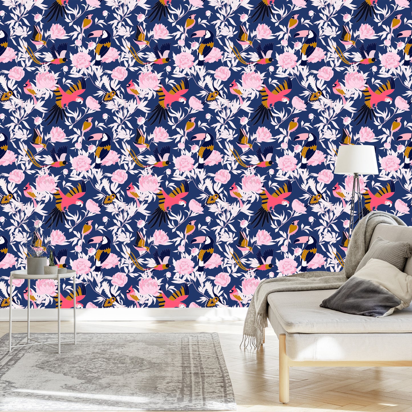 Wallpaper Beautiful Plants And Birds