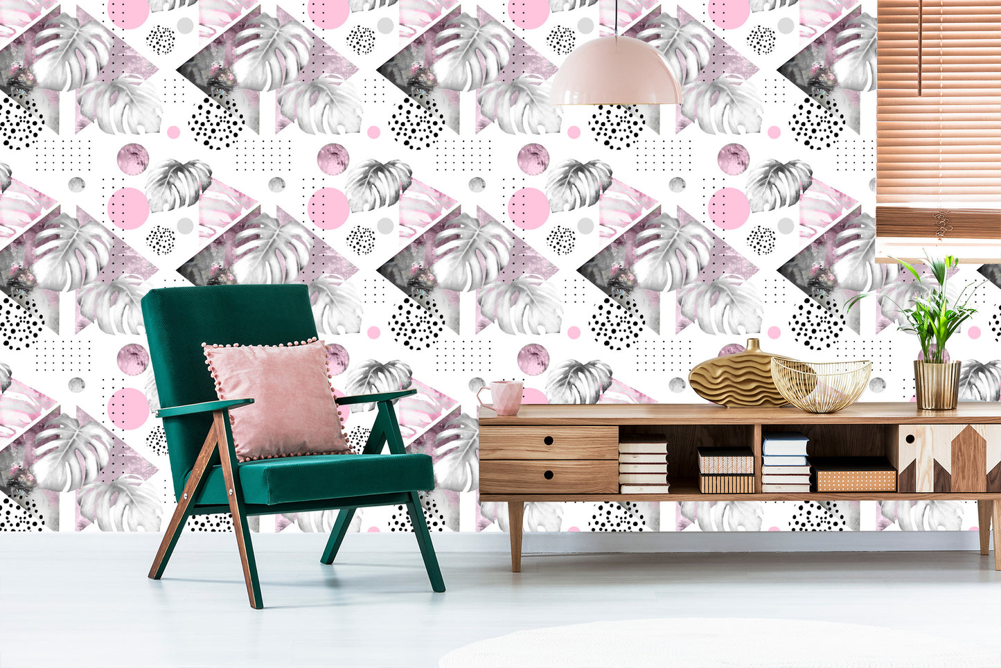 Wallpaper Tropical Leaves