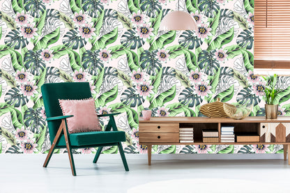 Wallpaper Banana Leaves