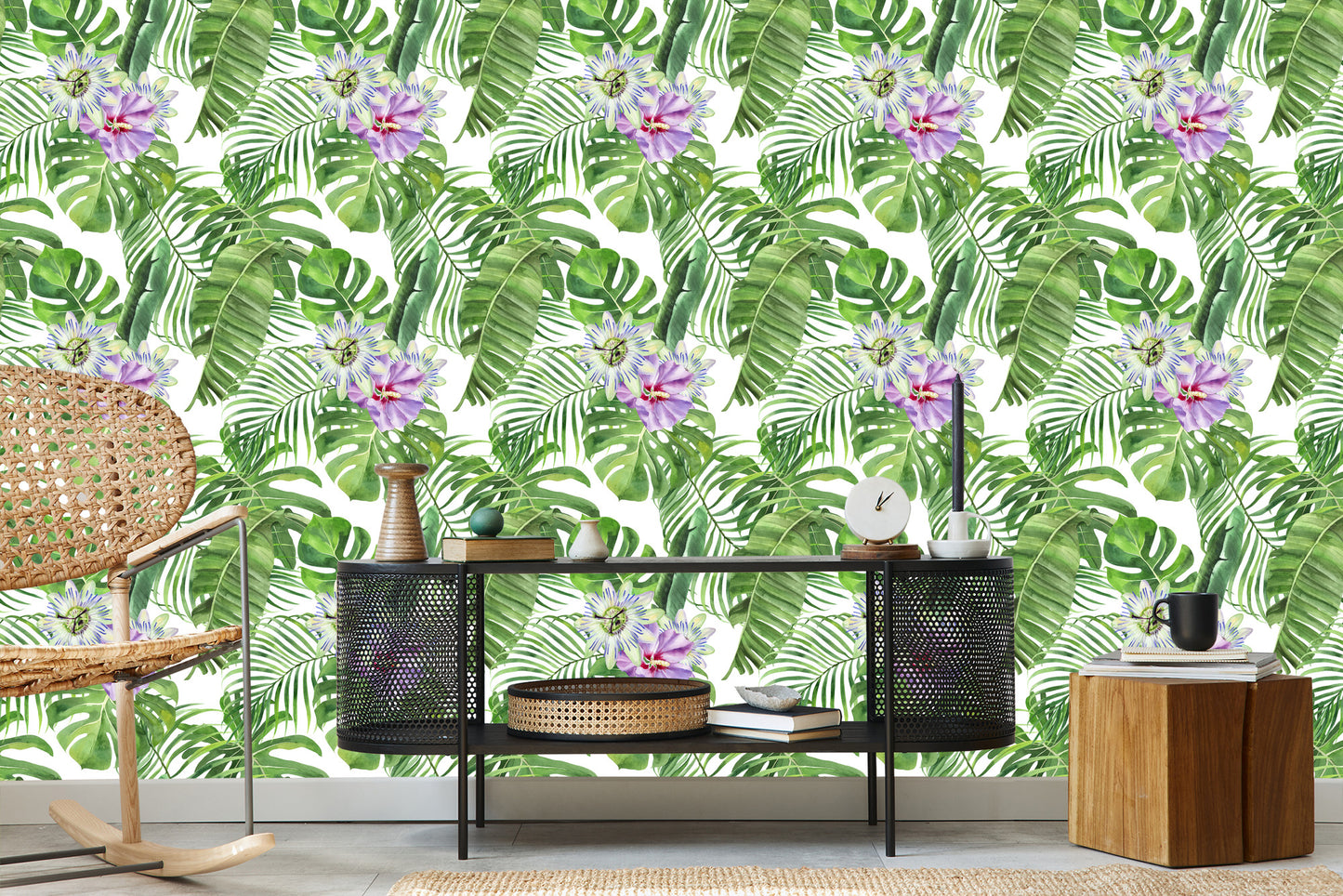 Wallpaper Exotic Leaves