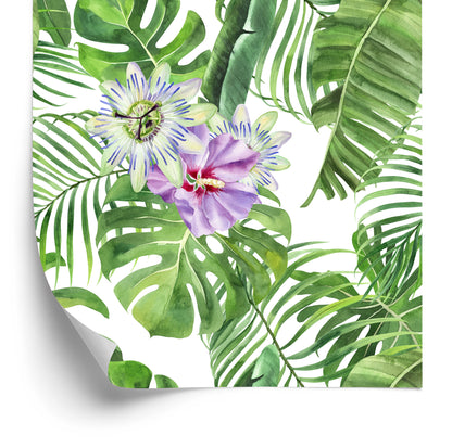 Wallpaper Exotic Leaves