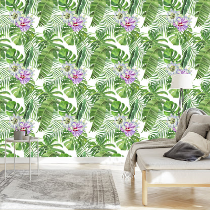 Wallpaper Exotic Leaves
