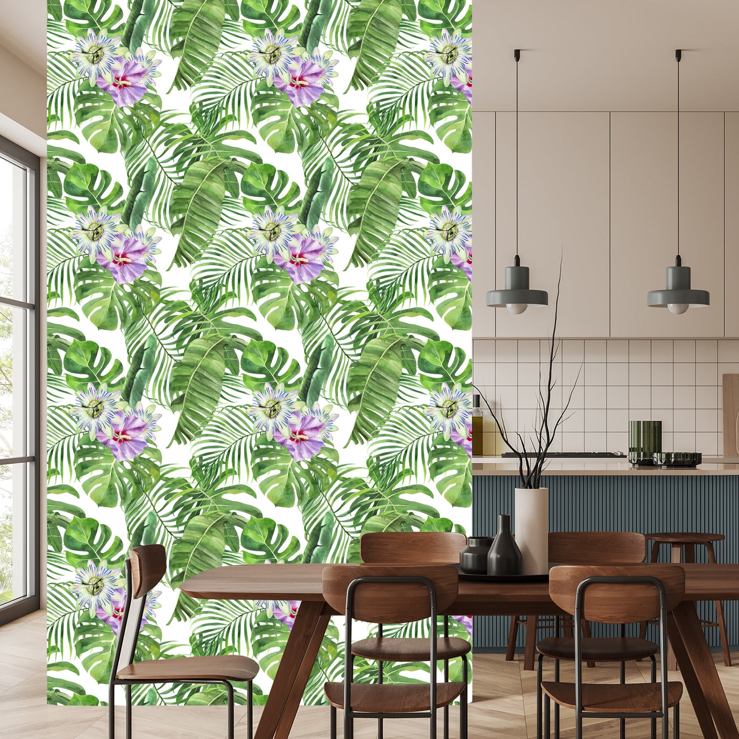 Wallpaper Exotic Leaves
