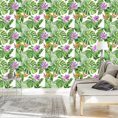 Wallpaper Beautiful Exotic Flowers