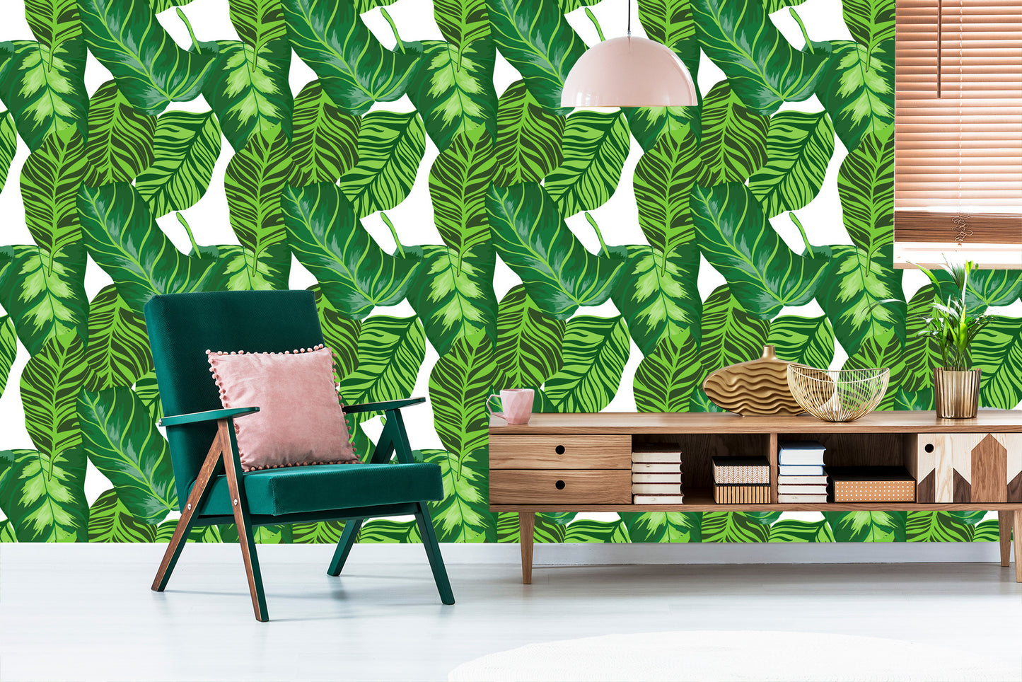 Wallpaper Beautiful Exotic Leaves