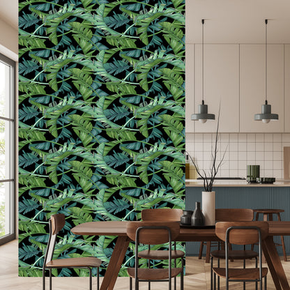 Wallpaper Tropical Palm Leaves