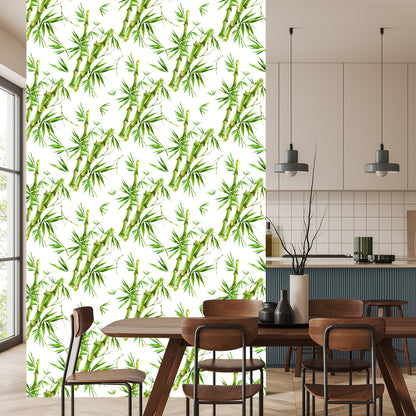 Wallpaper Bamboo Branches With Leaves
