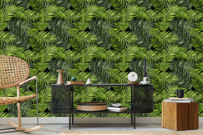 Wallpaper Slender Leaves