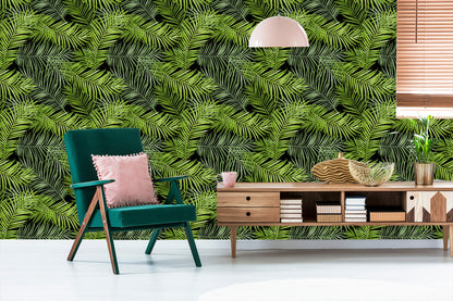 Wallpaper Slender Leaves